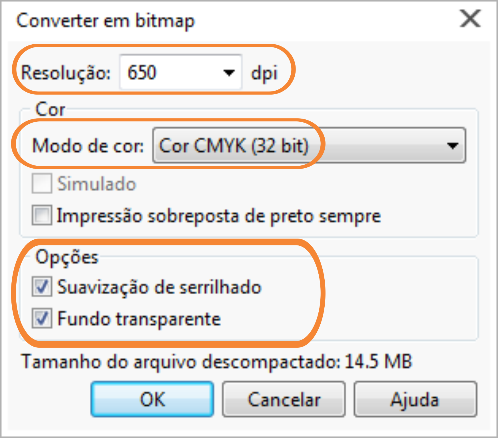 Config. Bitmap