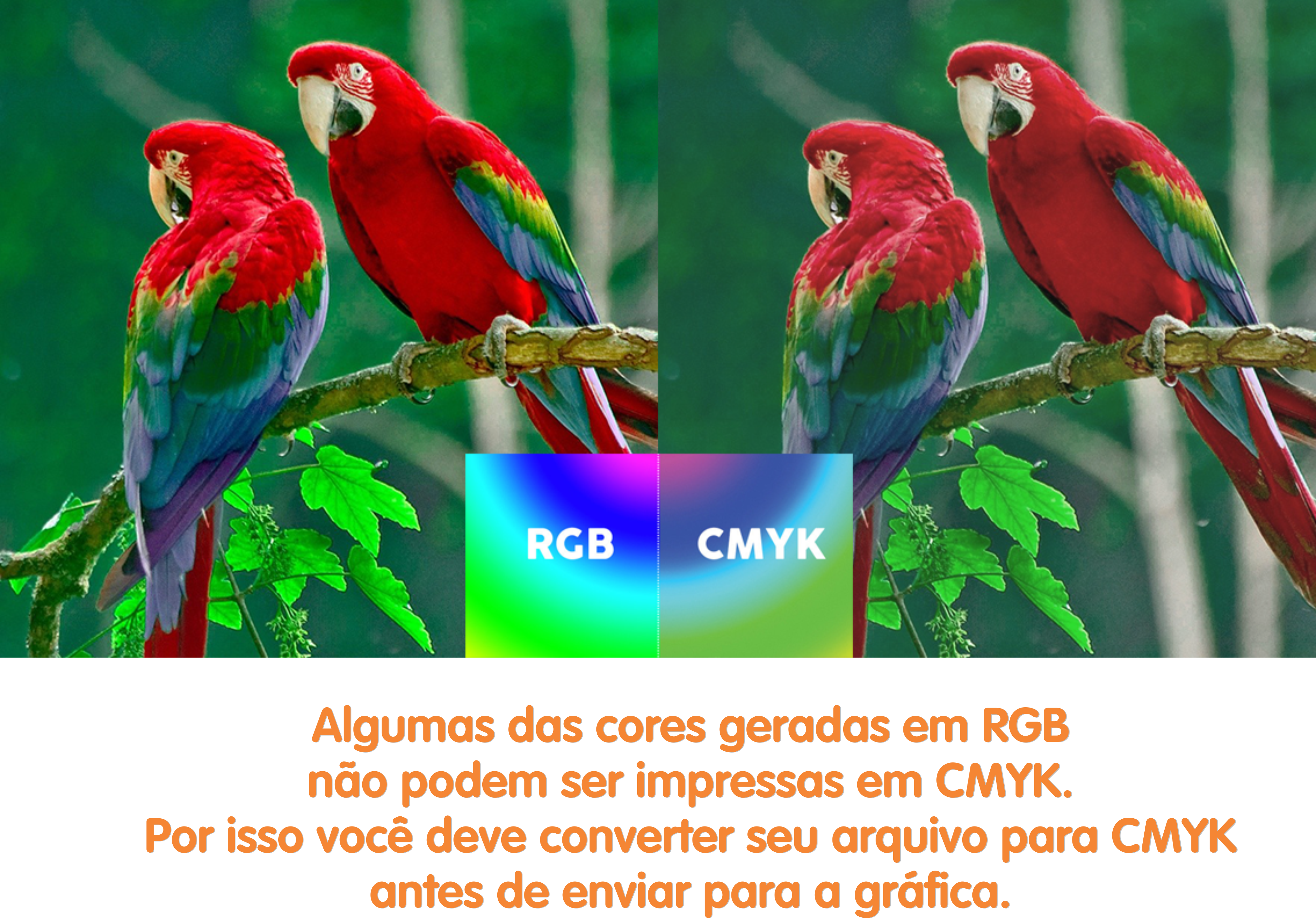 Entenda a diferença entre RGB e CMYK